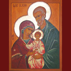 THE HOLY FAMILY by Sister Jeana Visel, O.S.B.